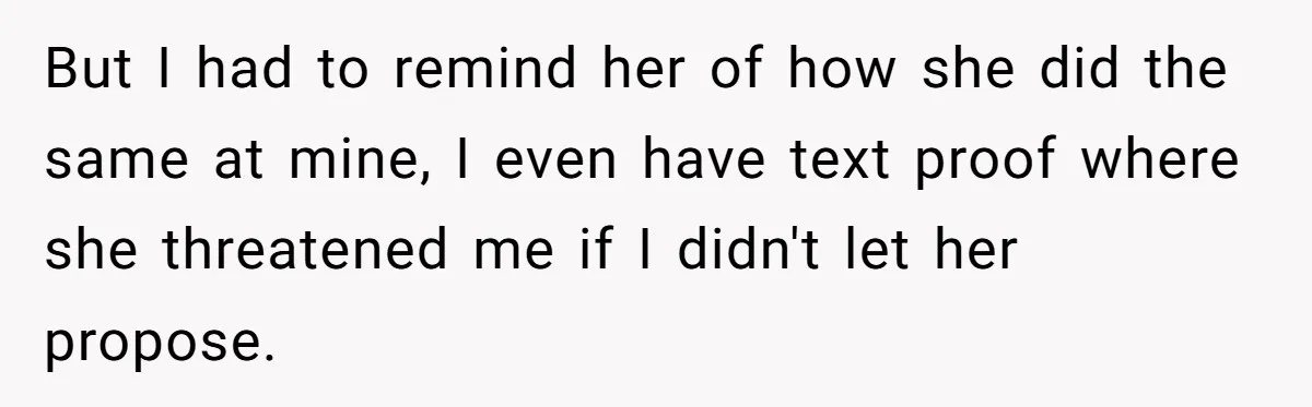 Woman Announces Pregnancy At Sister’s Wedding After Sister Proposed At Hers But I had to remind her of how she did the same at mine, I even have text proof where she threatened me if I didn't let her propose.