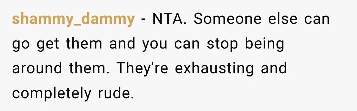 Brother Leaves Newlyweds Stranded On Honeymoon After Endless “Pranks” Cross The Line shammy_dammy − NTA. Someone else can go get them and you can stop being around them. They're exhausting and completely rude.