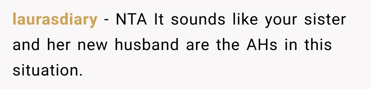 Brother Leaves Newlyweds Stranded On Honeymoon After Endless “Pranks” Cross The Line laurasdiary − NTA It sounds like your sister and her new husband are the AHs in this situation.