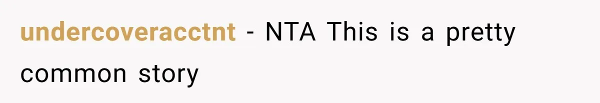 undercoveracctnt − NTA This is a pretty common story