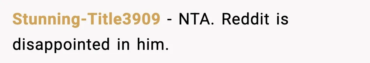 Woman Walks Out of Christmas Dinner After MIL Comments on Her Acne and Weight Stunning-Title3909 - NTA. Reddit is disappointed in him.