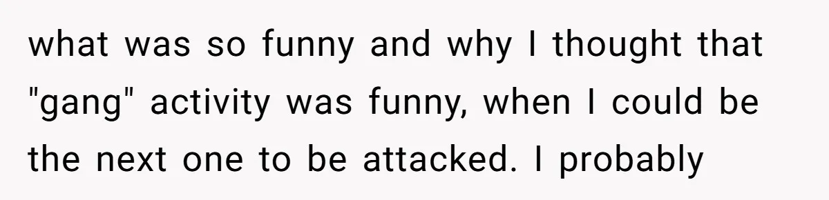 A Community Meeting Turns into a Giggle Fit Over “Gang Activity” Claims what was so funny and why I thought that "gang" activity was funny, when I could be the next one to be attacked. I probably