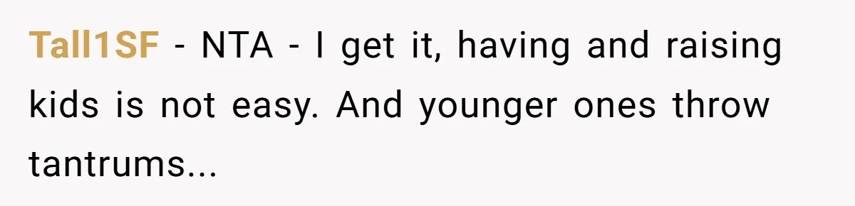Air Raid Sirens at 10 PM: A Redditor Reaches Her Limit with Constant Apartment Screaming Tall1SF − NTA - I get it, having and raising kids is not easy. And younger ones throw tantrums...