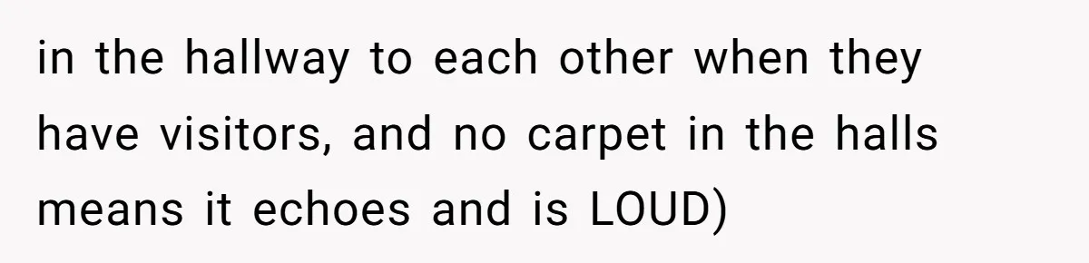 Air Raid Sirens at 10 PM: A Redditor Reaches Her Limit with Constant Apartment Screaming in the hallway to each other when they have visitors, and no carpet in the halls means it echoes and is LOUD)