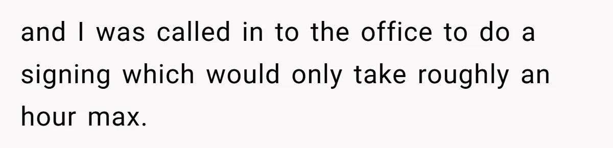 Woman Can’t Believe Her Boyfriend Shrugs Off His Kid Destroying Childhood Photos and I was called in to the office to do a signing which would only take roughly an hour max.