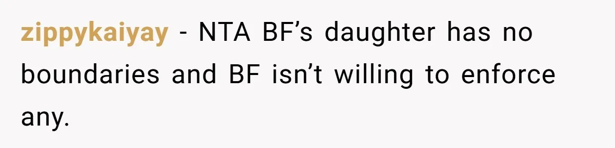 Woman Can’t Believe Her Boyfriend Shrugs Off His Kid Destroying Childhood Photos zippykaiyay − NTA BF’s daughter has no boundaries and BF isn’t willing to enforce any.