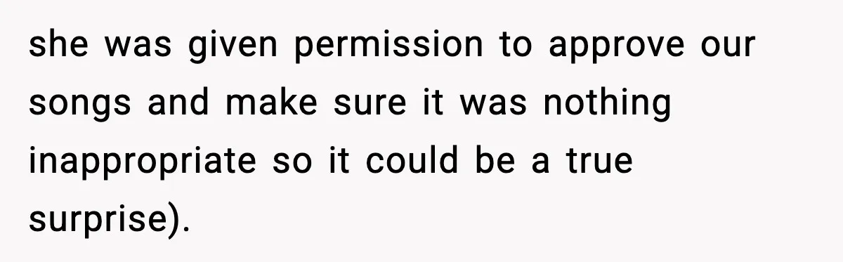 Band Students Rickroll Teacher After He Calls Them Talentless she was given permission to approve our songs and make sure it was nothing inappropriate so it could be a true surprise).
