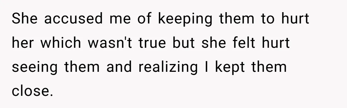 Brother Stands His Ground as Sister Demands Stepmother Be Added to His Memorial Tattoo She accused me of keeping them to hurt her which wasn't true but she felt hurt seeing them and realizing I kept them close.