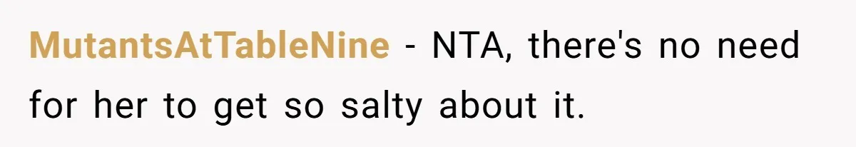 A Relationship Strained After a Boyfriend Slaps a Bottle of Soy Sauce Out of His Girlfriend’s Hand MutantsAtTableNine − NTA, there's no need for her to get so salty about it.