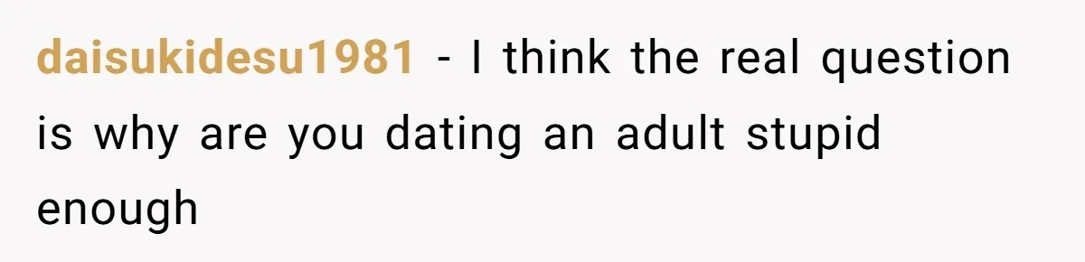 A Relationship Strained After a Boyfriend Slaps a Bottle of Soy Sauce Out of His Girlfriend’s Hand daisukidesu1981 − I think the real question is why are you dating an adult stupid enough