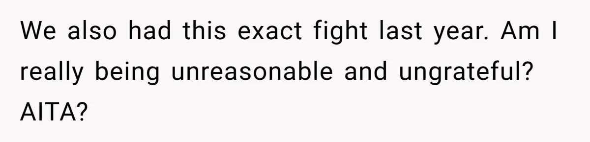 Mom Gets Early Flowers And Diabetic Treats Then Spends Mother's Day Completely Ignored By Family We also had this exact fight last year. Am I really being unreasonable and ungrateful? AITA?