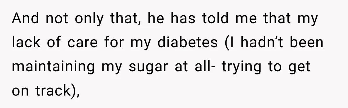 Mom Gets Early Flowers And Diabetic Treats Then Spends Mother's Day Completely Ignored By Family And not only that, he has told me that my lack of care for my diabetes (I hadn’t been maintaining my sugar at all- trying to get on track),
