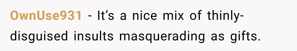 Mom Gets Early Flowers And Diabetic Treats Then Spends Mother's Day Completely Ignored By Family OwnUse931 − It’s a nice mix of thinly-disguised insults masquerading as gifts.