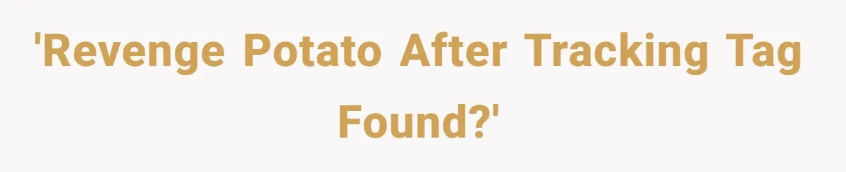 Control Freak Mom Hides Tracker In Daughter's Bag, Then Gets Rotten Potato Revenge Mailed Back 'Revenge potato after tracking tag found?'