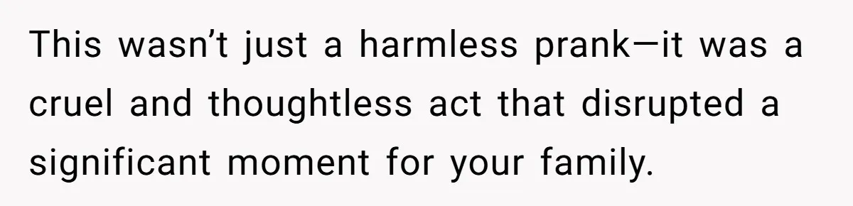Family Turns Baby Shower Into A “Prank” For Mom, Husband Completely Loses It This wasn’t just a harmless prank—it was a cruel and thoughtless act that disrupted a significant moment for your family.