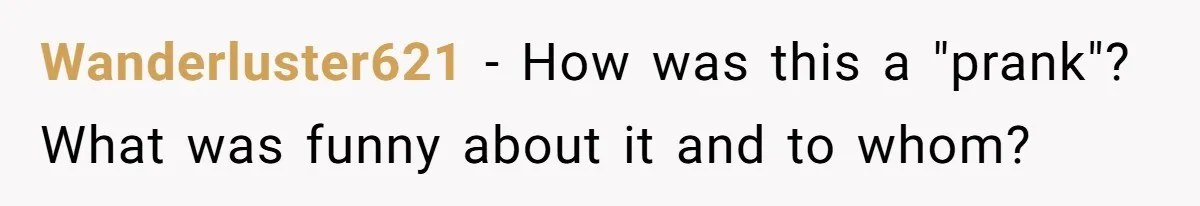 Family Turns Baby Shower Into A “Prank” For Mom, Husband Completely Loses It Wanderluster621 − How was this a "prank"? What was funny about it and to whom?