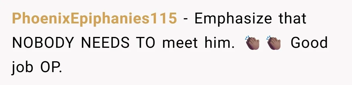 Family Turns Baby Shower Into A “Prank” For Mom, Husband Completely Loses It PhoenixEpiphanies115 − Emphasize that NOBODY NEEDS TO meet him. 👏🏾👏🏾 Good job OP.