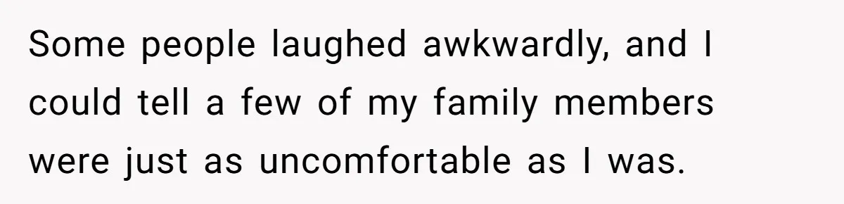 Woman Refuses Cousin’s Wedding After “Recovering From Drugs” Cake Humiliates Her Some people laughed awkwardly, and I could tell a few of my family members were just as uncomfortable as I was.