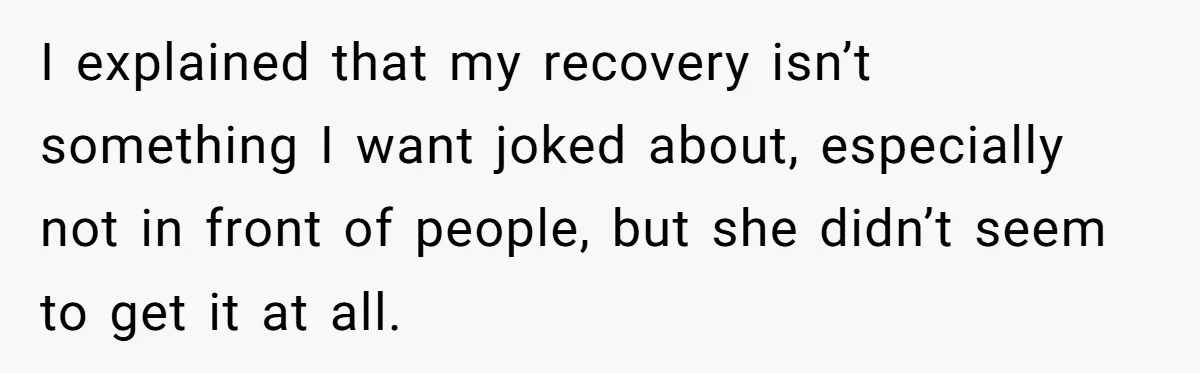 Woman Refuses Cousin’s Wedding After “Recovering From Drugs” Cake Humiliates Her I explained that my recovery isn’t something I want joked about, especially not in front of people, but she didn’t seem to get it at all.