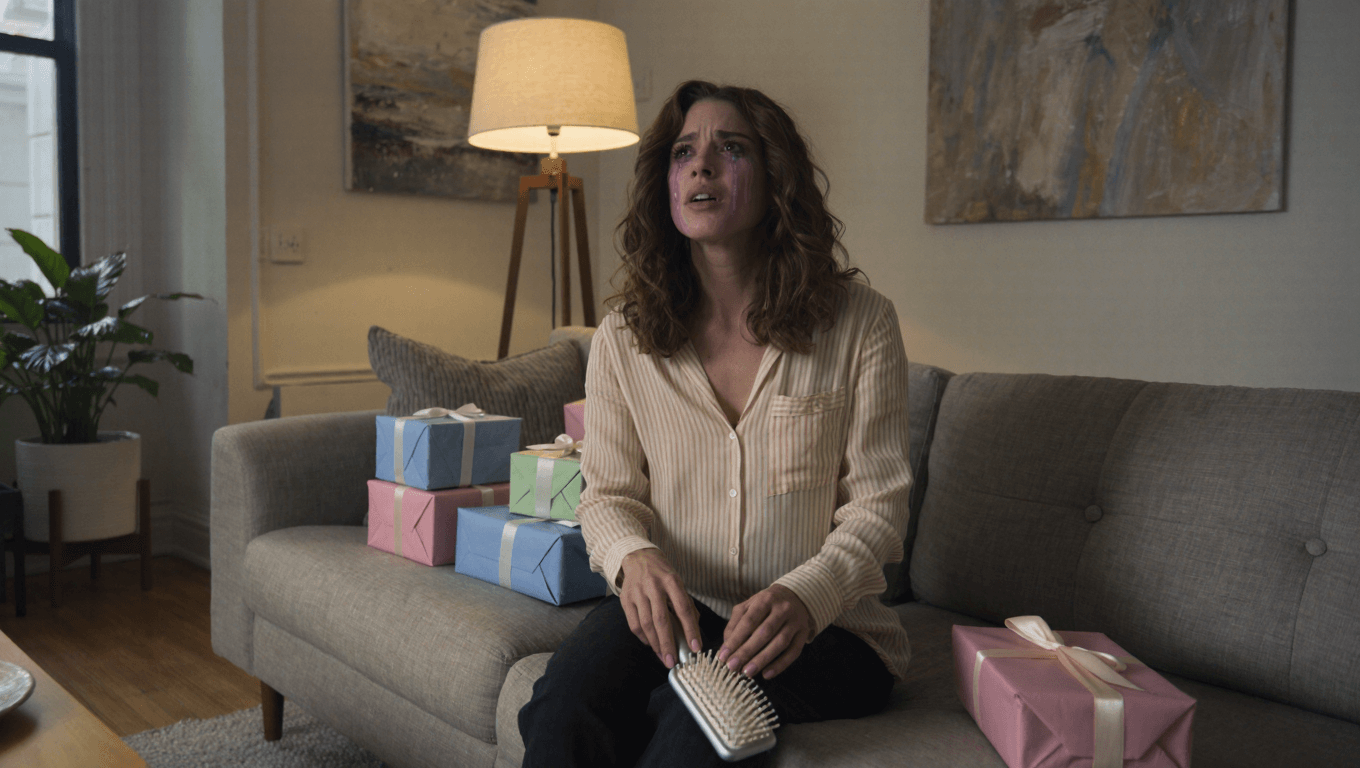 She Broke Down After Getting the Same Hairbrush for the Tenth Year in a Row