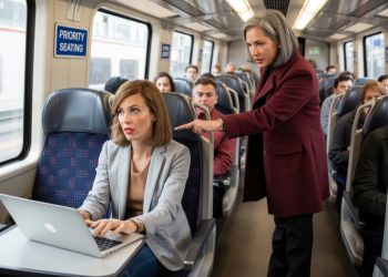Woman Refuses To Give Up Her Booked Seat, Elderly Passenger Calls Her Heartless