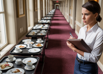 Hotel Manager Forbids Employee From Doing His Actual Job, Ends Up Turning Entire Hotel Into A Tray-Filled Mess