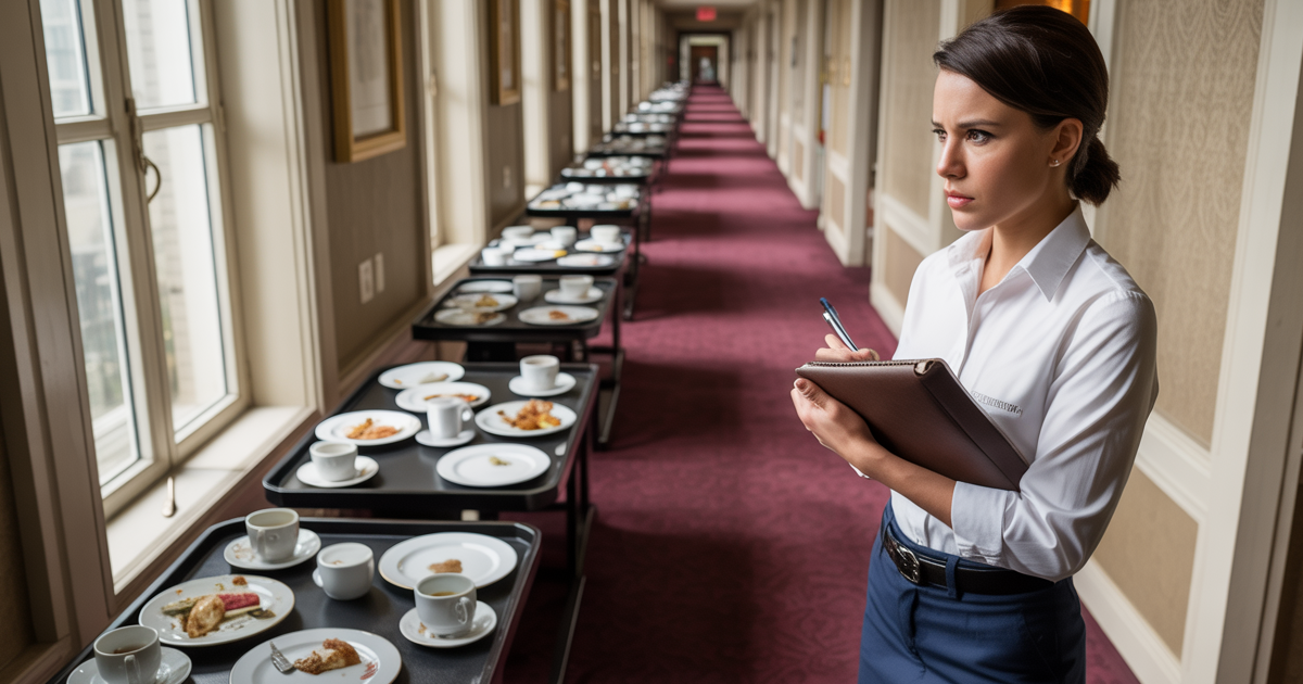 Hotel Manager Forbids Employee From Doing His Actual Job, Ends Up Turning Entire Hotel Into A Tray-Filled Mess