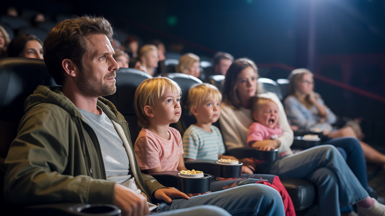 Movie Night Turns Awkward After Dad Confronts Seat-Kicking Child, Mom Drops Autism Bomb