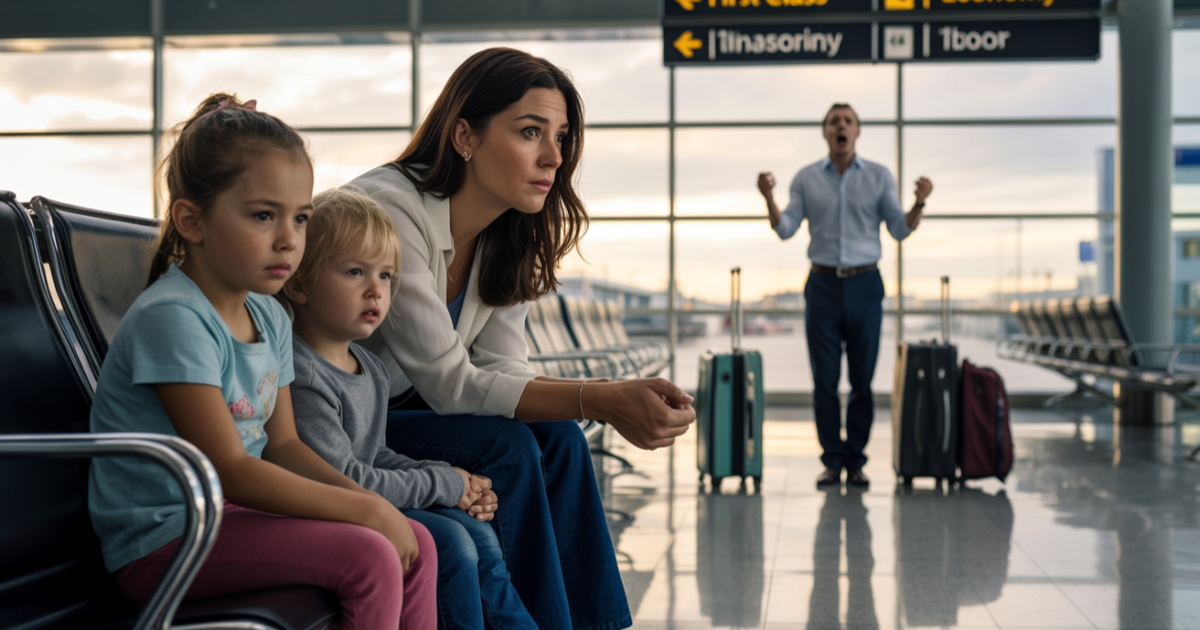 Woman Refuses To Board Flight After Fiancé Puts Her Kids In Economy While He And His Kids Are In First Class