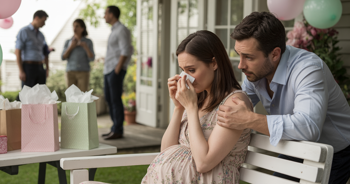 Man Tells Wife It Was A Mistake To Stay At Baby Shower After She Becomes Center Of Attention