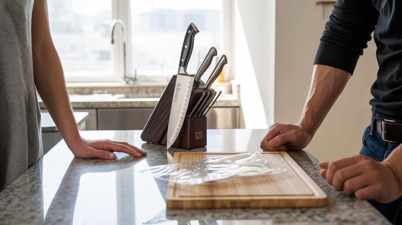 Man Hides $110 Knife After Wife Treats It Like Cheap Plastic Cutter