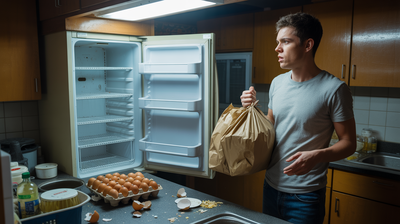 Roommate Eats Stolen Food and Faces the Consequences