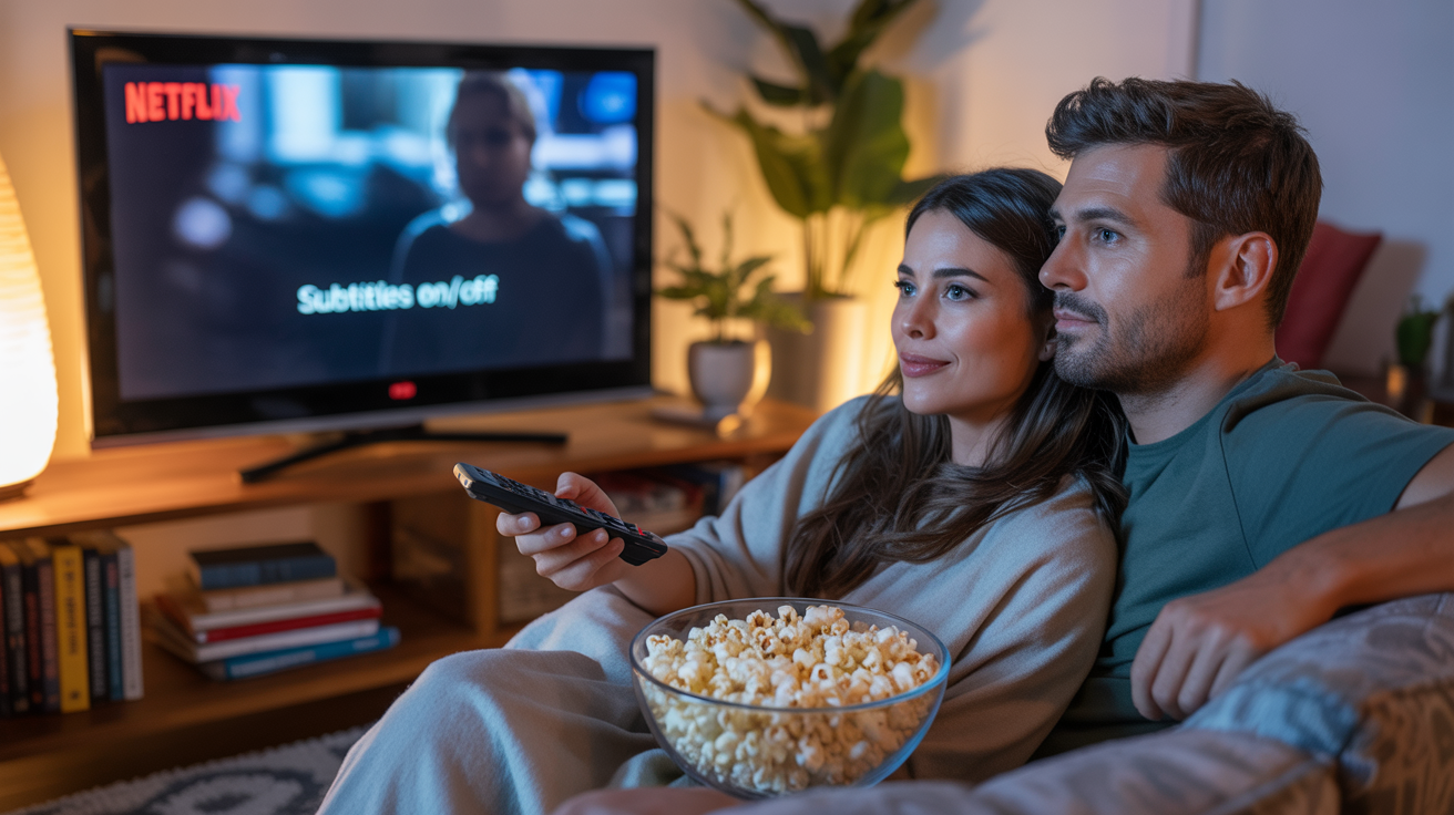 Husband Says Subtitles Help Him Follow the Story, Wife Says No Husband Says Subtitles Help Him Follow the Story, Wife Says No