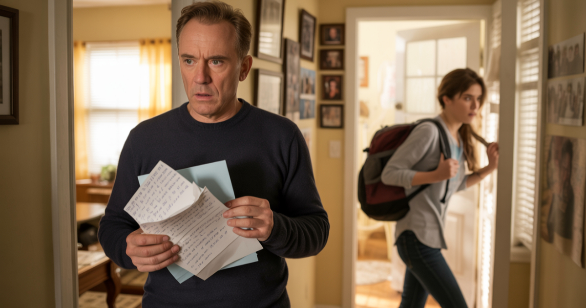 Dad Kicks Daughter Out After She Destroys The Last Letters From His Late Wife