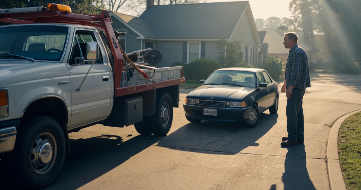 Man Treated His Cousin’s Driveway As Free Parking, Now His Car Is Gone