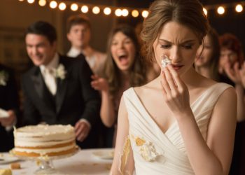 Bride Warns She’ll Be Livid If Groom Smashes Cake In Her Face,, He Tests Her Anyway