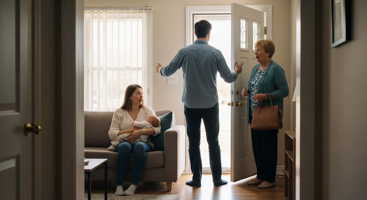 Husband Defends Wife After His Mom Says She Has It "Too Easy" With Their Baby