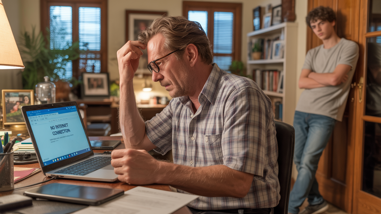 Father Tries to Punish Son, Ends Up Disconnecting Himself