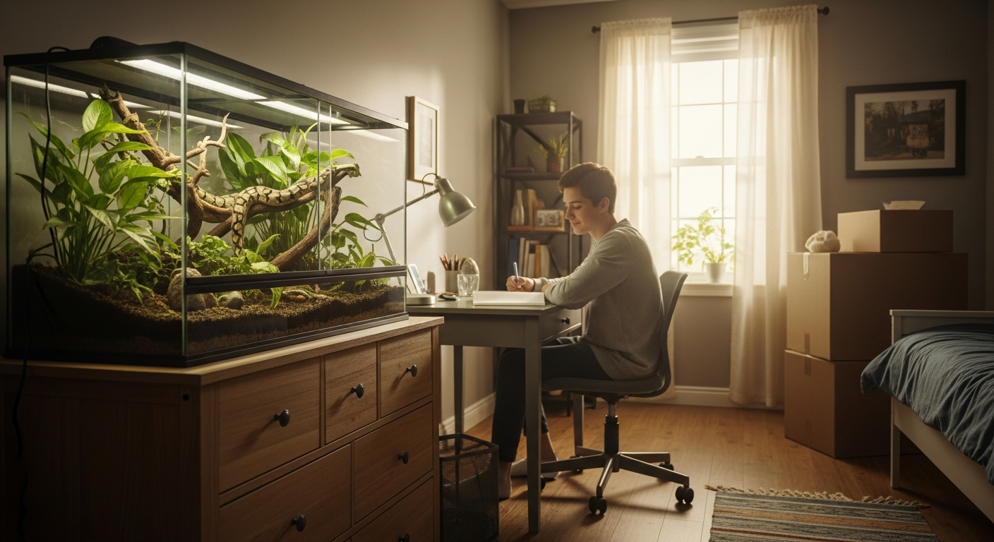 Teen Moves Out to Save Snakes Only for Dad’s Relationship to Crumble Months Later