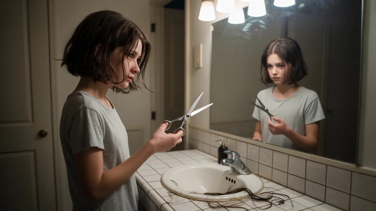 Teen Cuts Her Hair While Grieving A Friend, Loses Job And Family Support Overnight