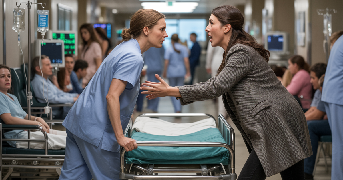 Entitled Woman Blocks ER Nurse From Saving Critical Patient, Later Accuses Him Of Assault And Loses Everything