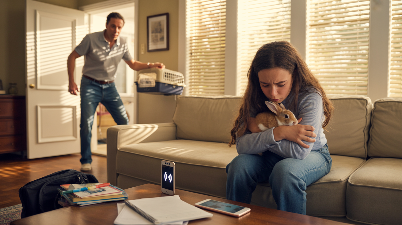 Dad Buys Teen a Bunny, Custody Drama Explodes Over Half Brother’s Allergy