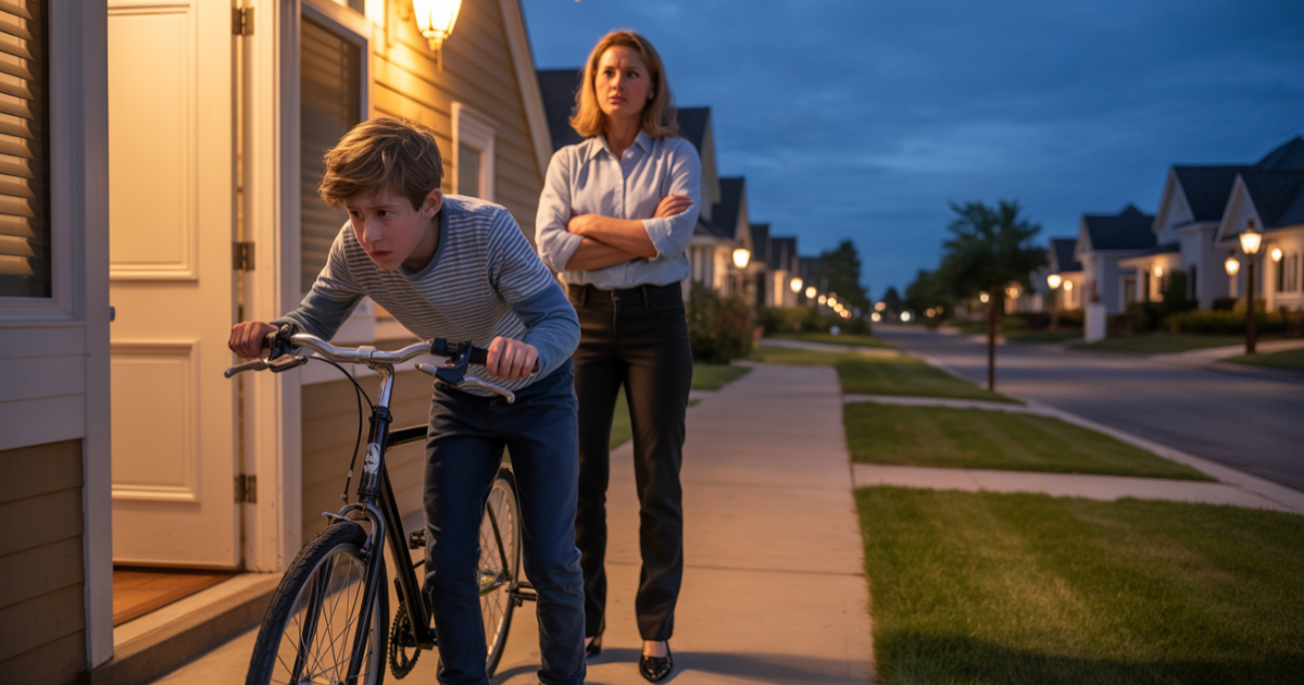 Mom Calls Out Her “Gated Community” Son And Makes Him Gift His Birthday Bike In Tears