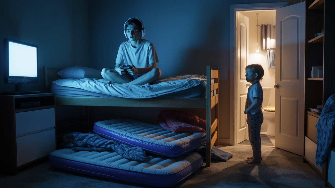 Teen Wears Noise-Canceling Headphones, Family Blames Her After Child Gets Hurt Overnight