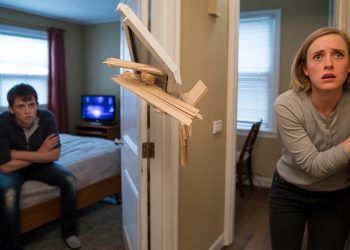 Mom Breaks Son’s Door During Panic, Then Refuses To Replace It After His Reaction