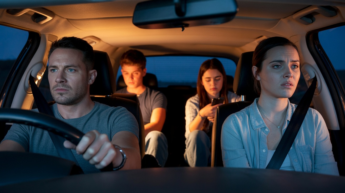 Wife Claims She Was Humiliated After Husband Made Her Sit In The Back For Being Distracting