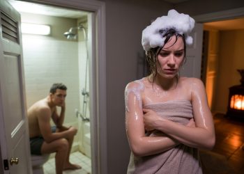 Boyfriend Kicks Girlfriend Out Of the Shower To Poop, Then Acts Shocked She’s Mad