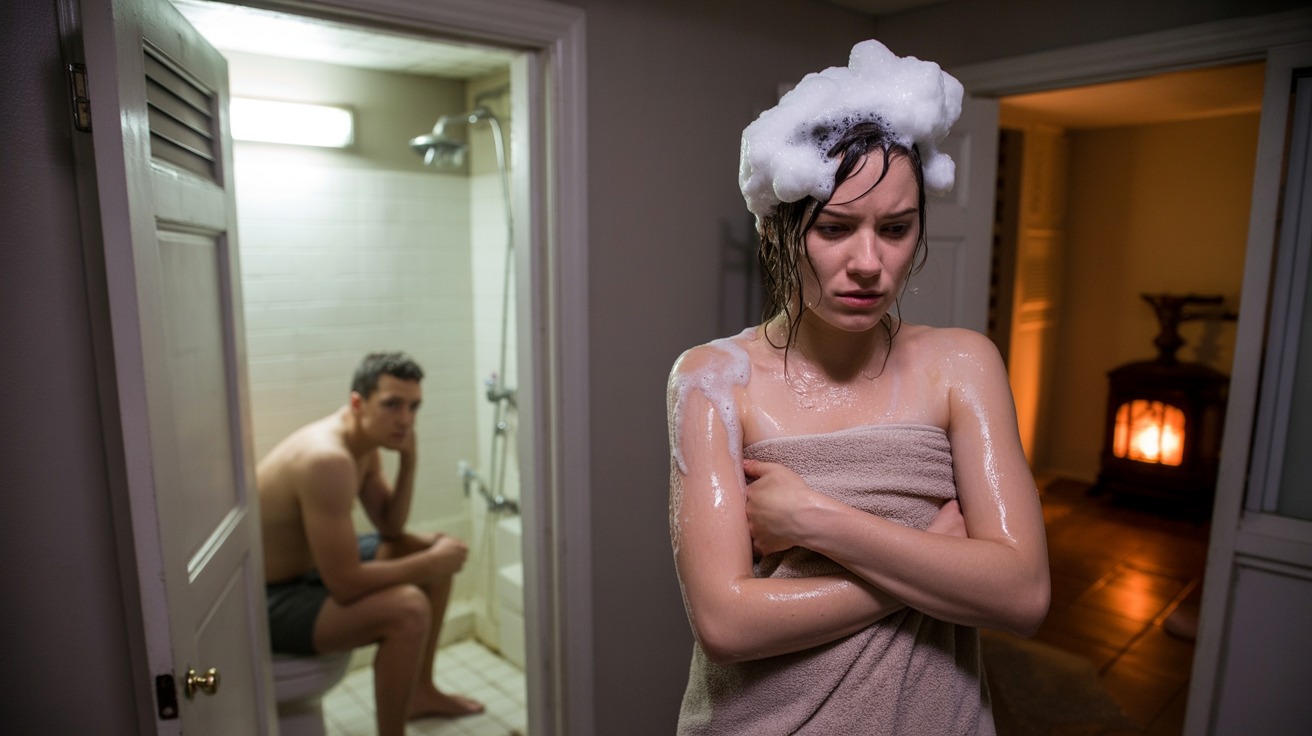 Boyfriend Kicks Girlfriend Out Of the Shower To Poop, Then Acts Shocked She’s Mad