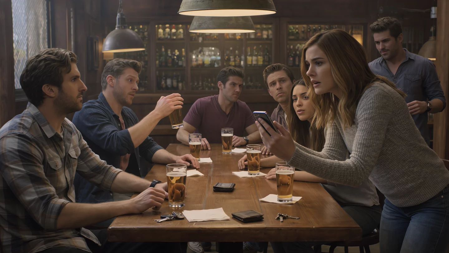 Wife Confronts Group At Bar To Stop Husband Lending Thousands To Lying Jobless Friend Wife Confronts Group At Bar To Stop Husband Lending Thousands To Lying Jobless Friend