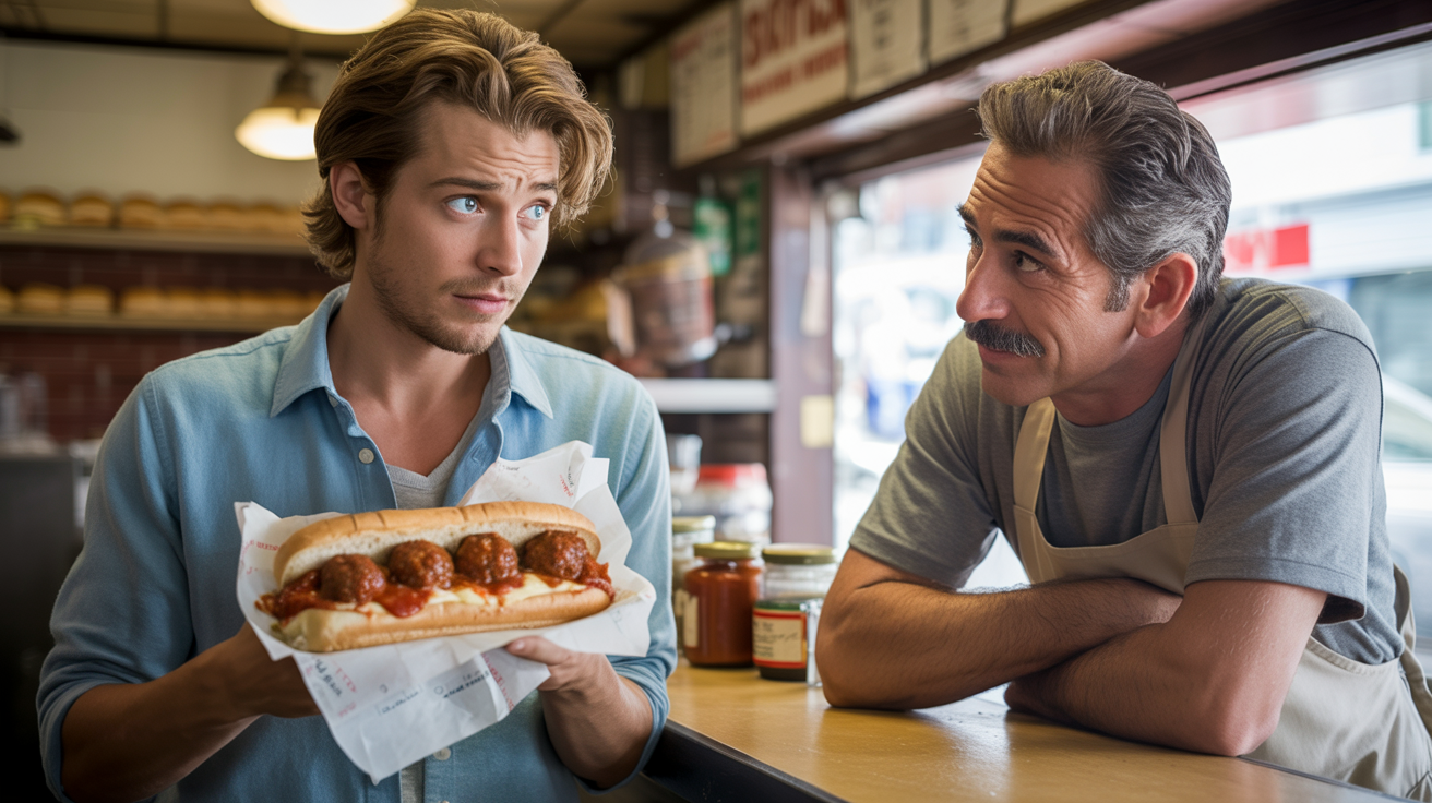 Man Gets Shortchanged With A Meatball, So He Pulls Off Clever Bluff To Win Justice